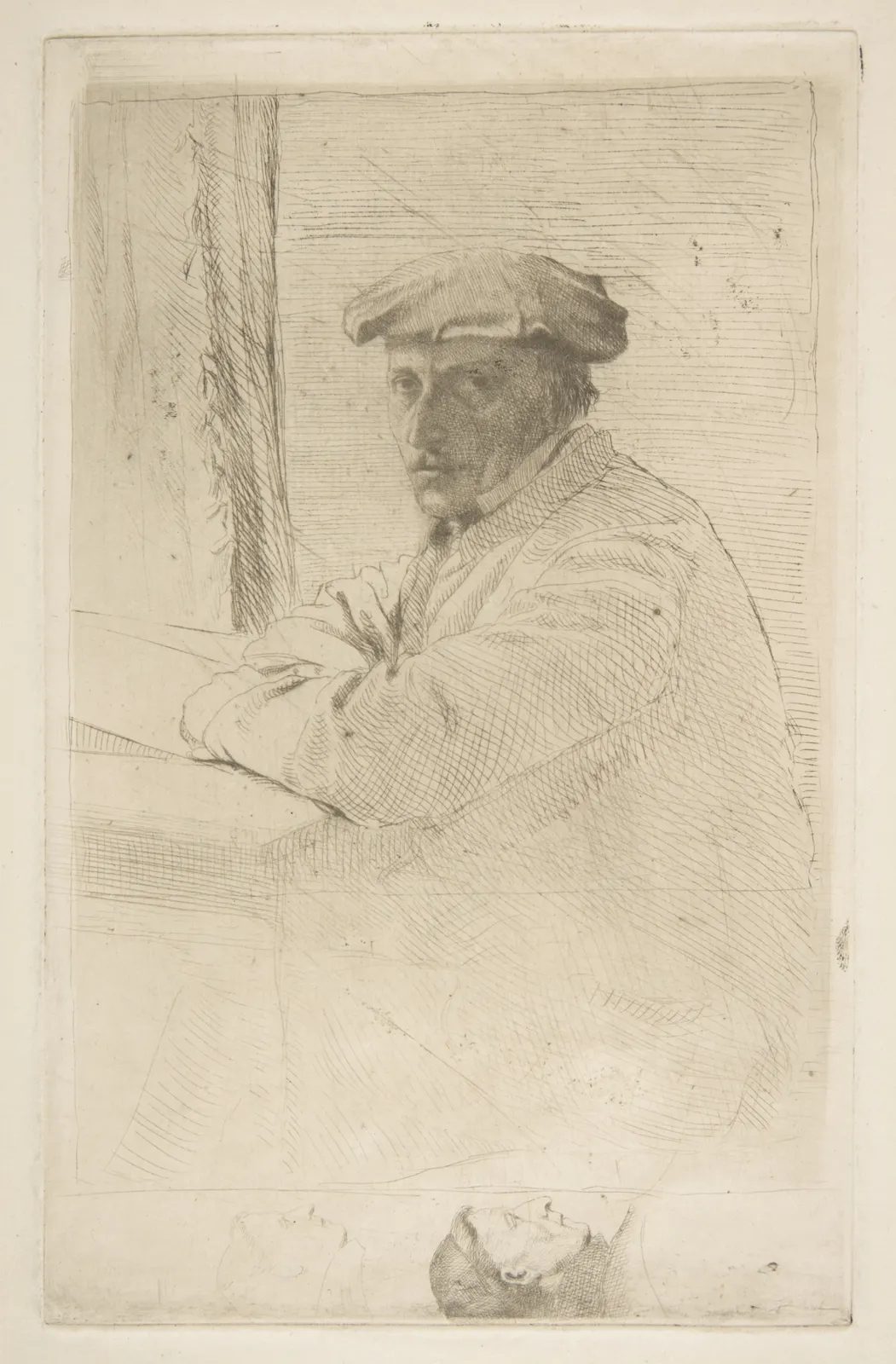 The Engraver Joseph Tourny, Edgar Degas