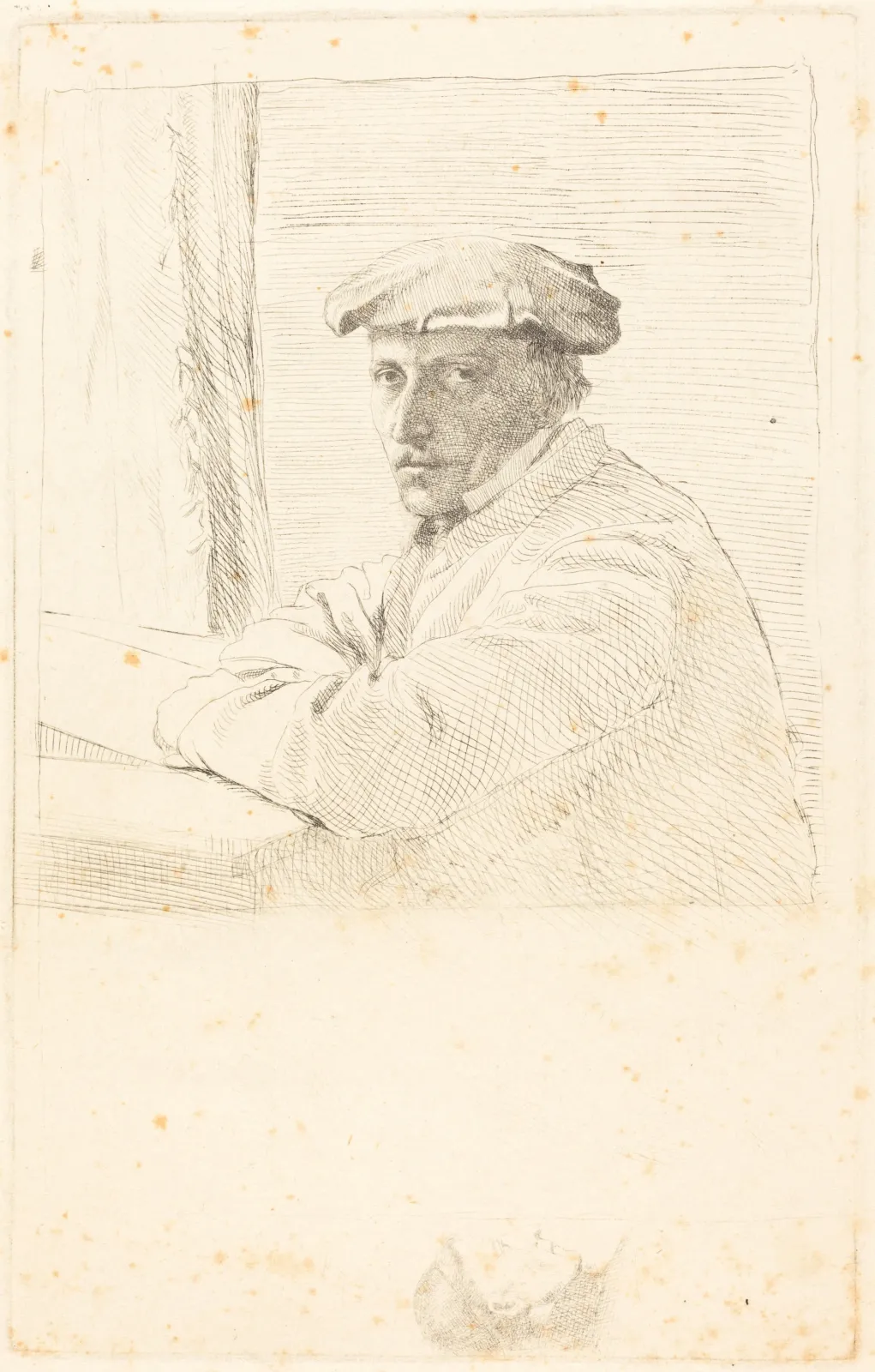 The Engraver Joseph Tourny (Le graveur Joseph Tourny), Edgar Degas