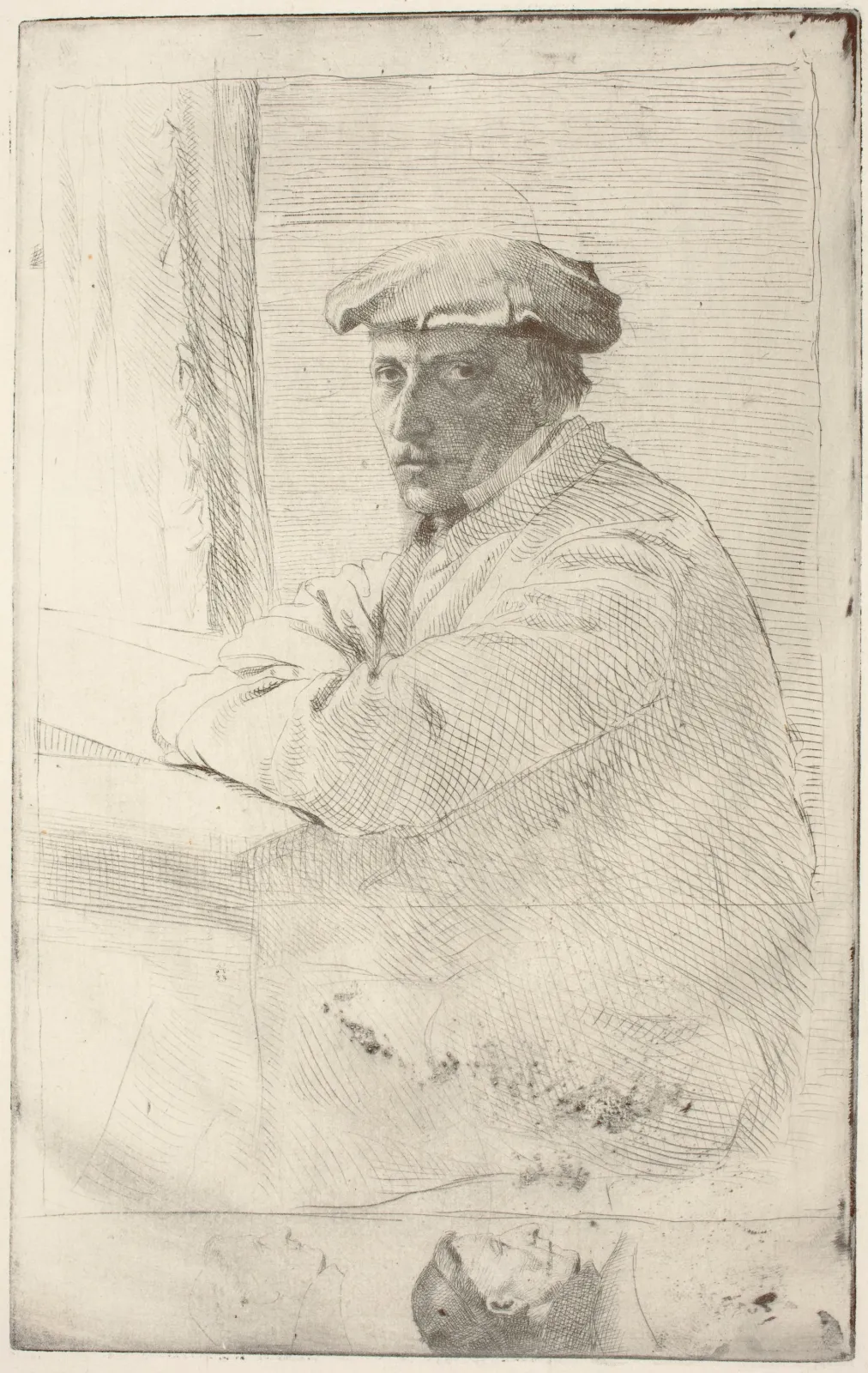 The Engraver Joseph Tourny (Le graveur Joseph Tourny), Edgar Degas