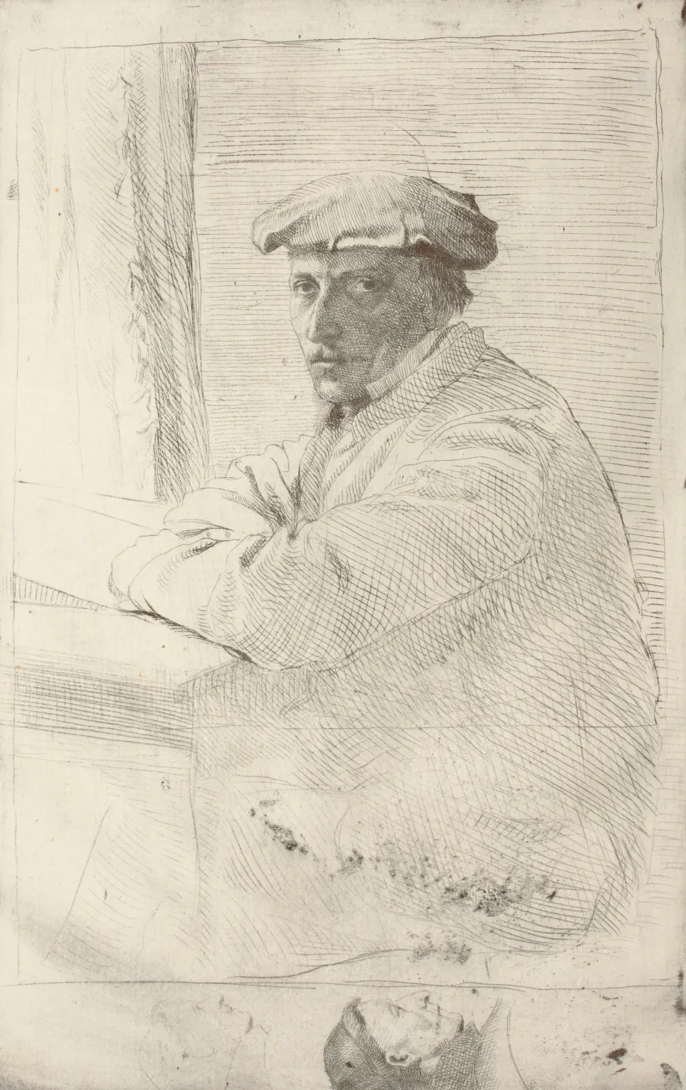 The Engraver Joseph Tourny (Le graveur Joseph Tourny), Edgar Degas