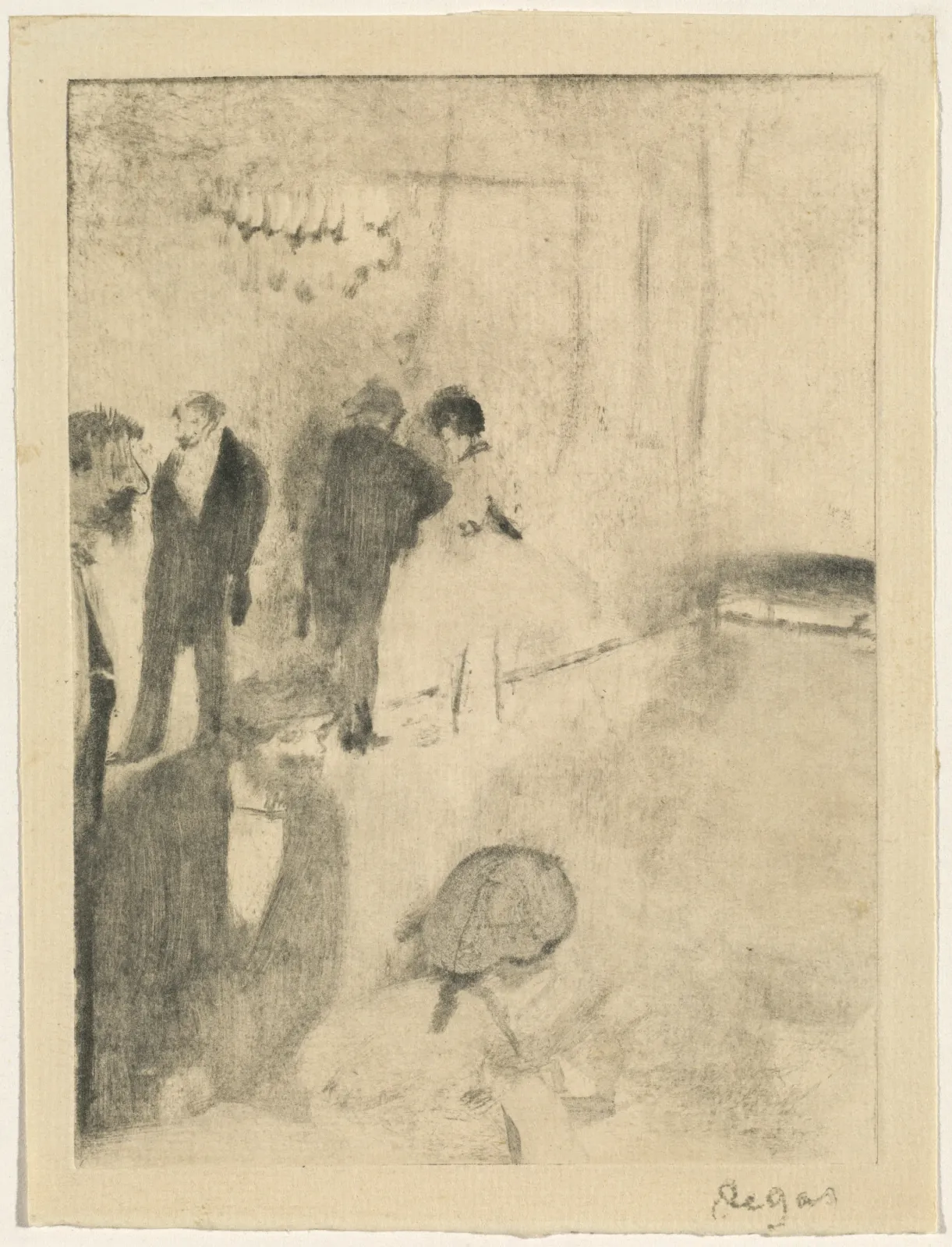The Green Room, Edgar Degas