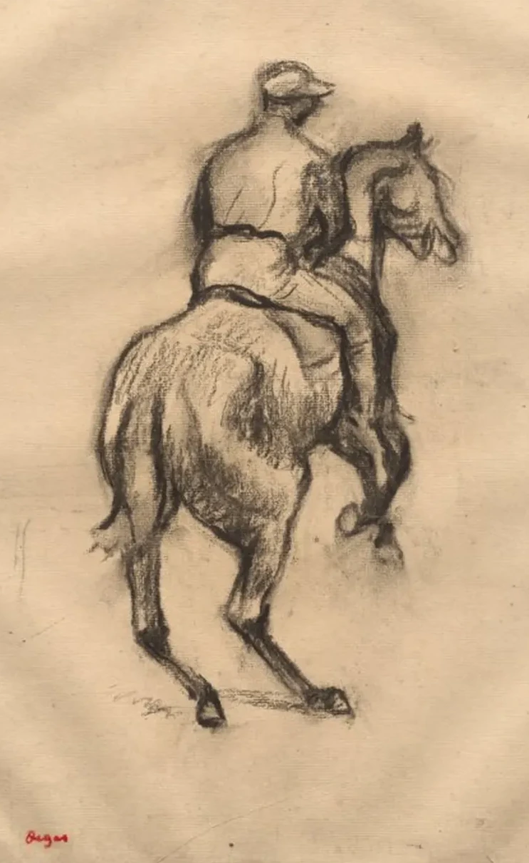 Le Jockey, Edgar Degas