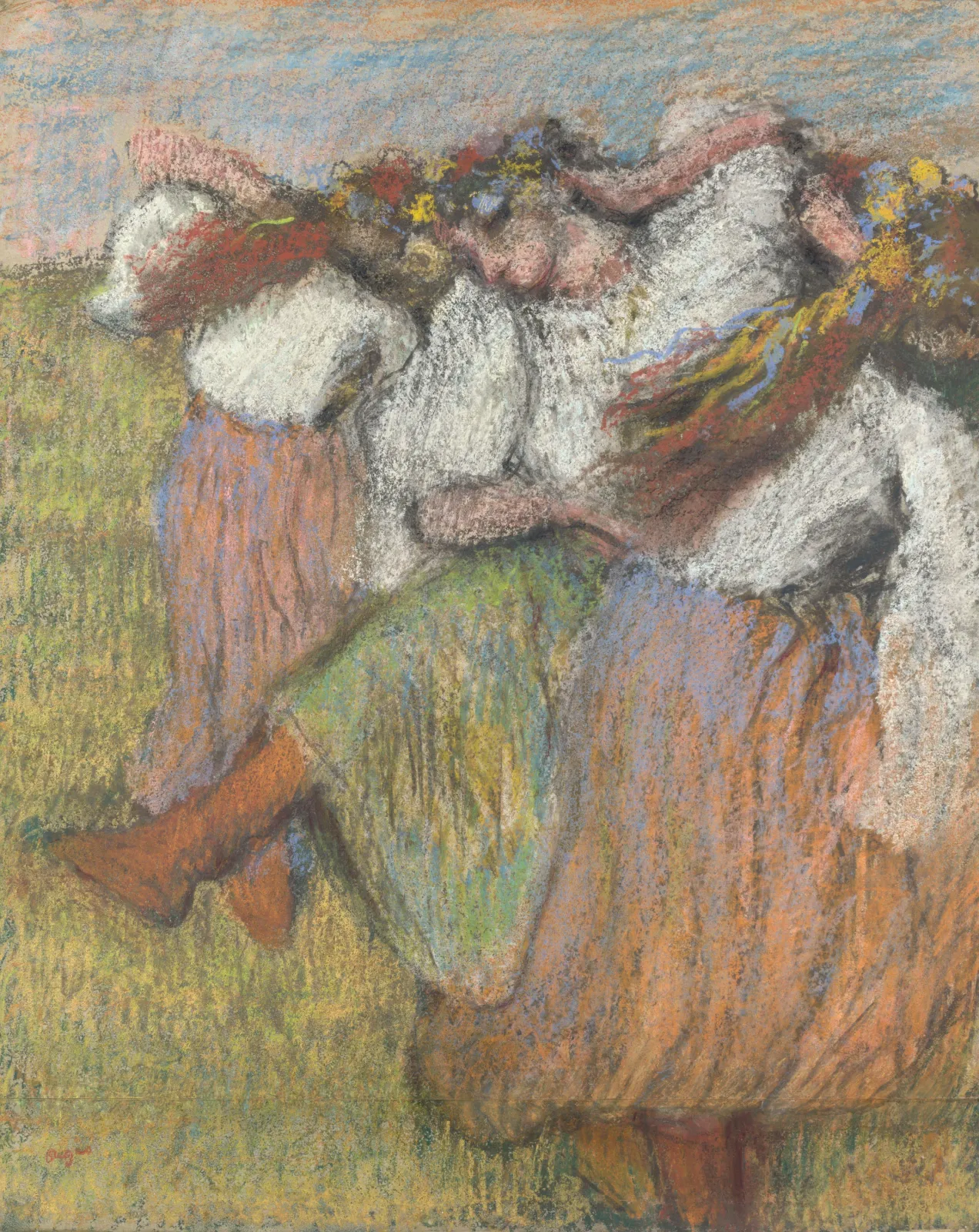 Ukrainian Dancers, Edgar Degas