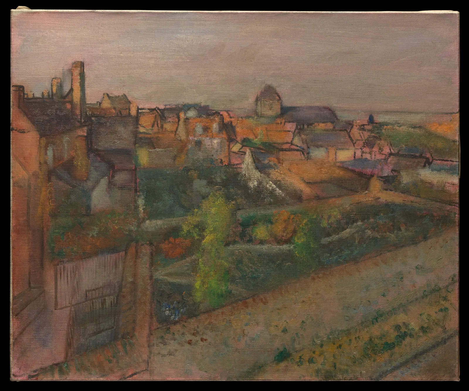 View of Saint-Valéry-sur-Somme, Edgar Degas