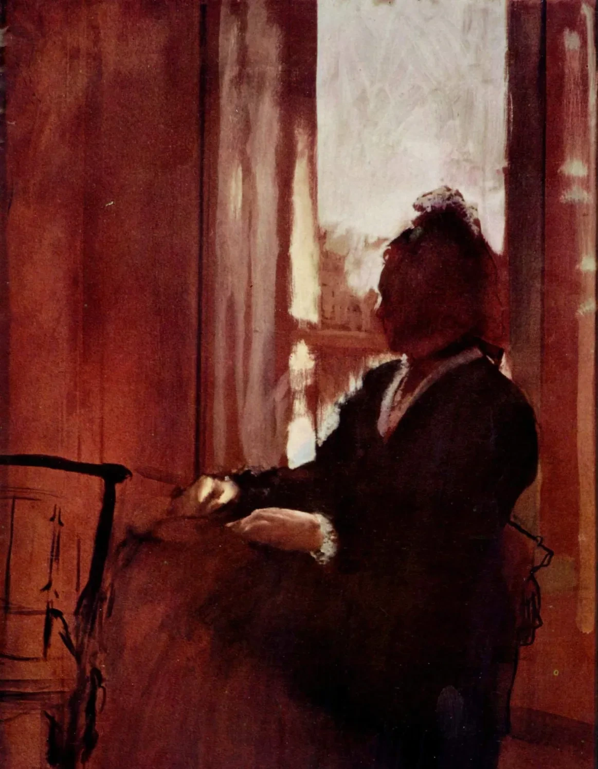 Woman at a Window, Edgar Degas