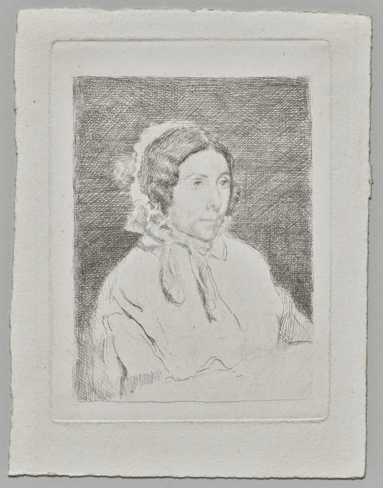Woman in a Ruffled Cap, Edgar Degas
