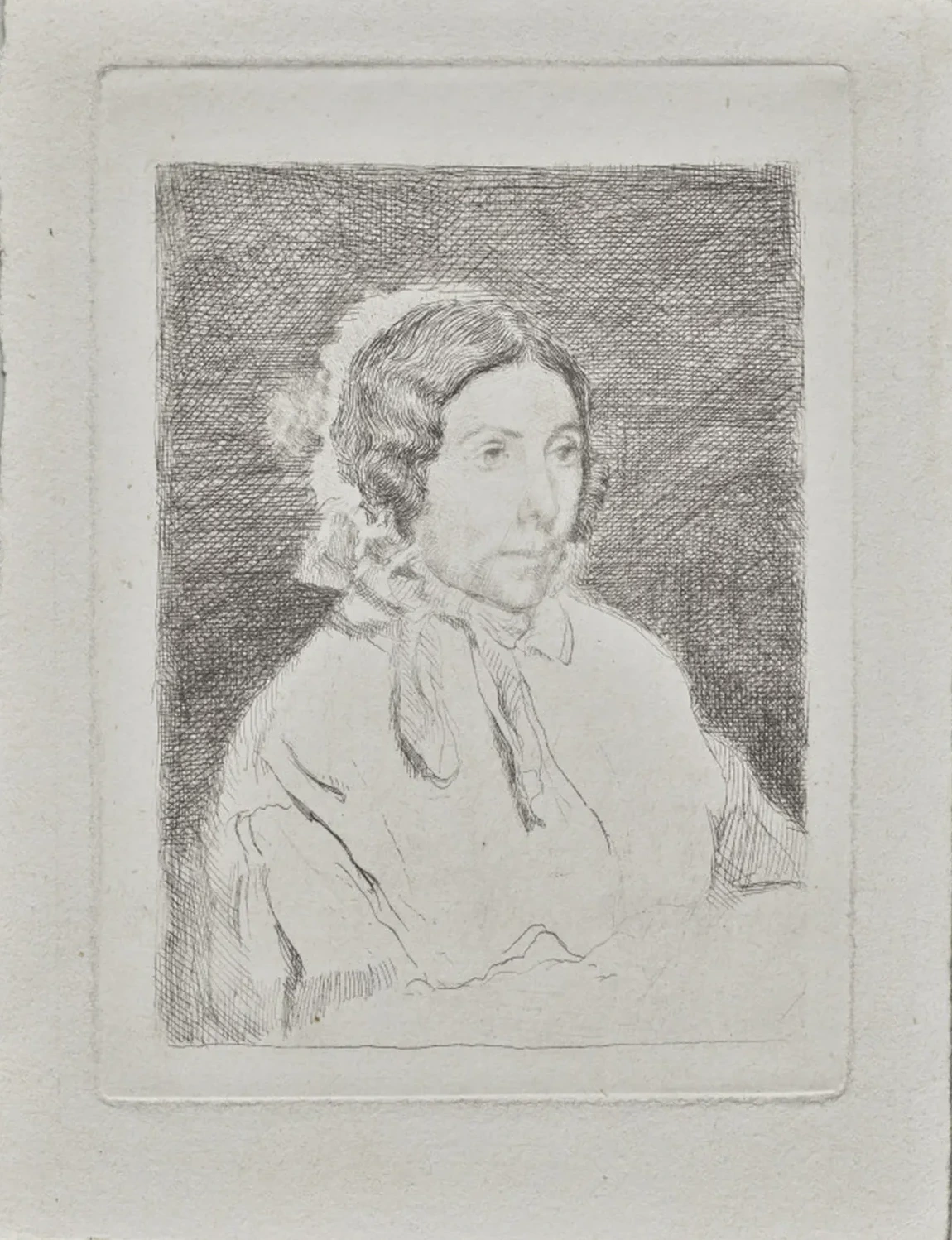 Woman in a Ruffled Cap, Edgar Degas