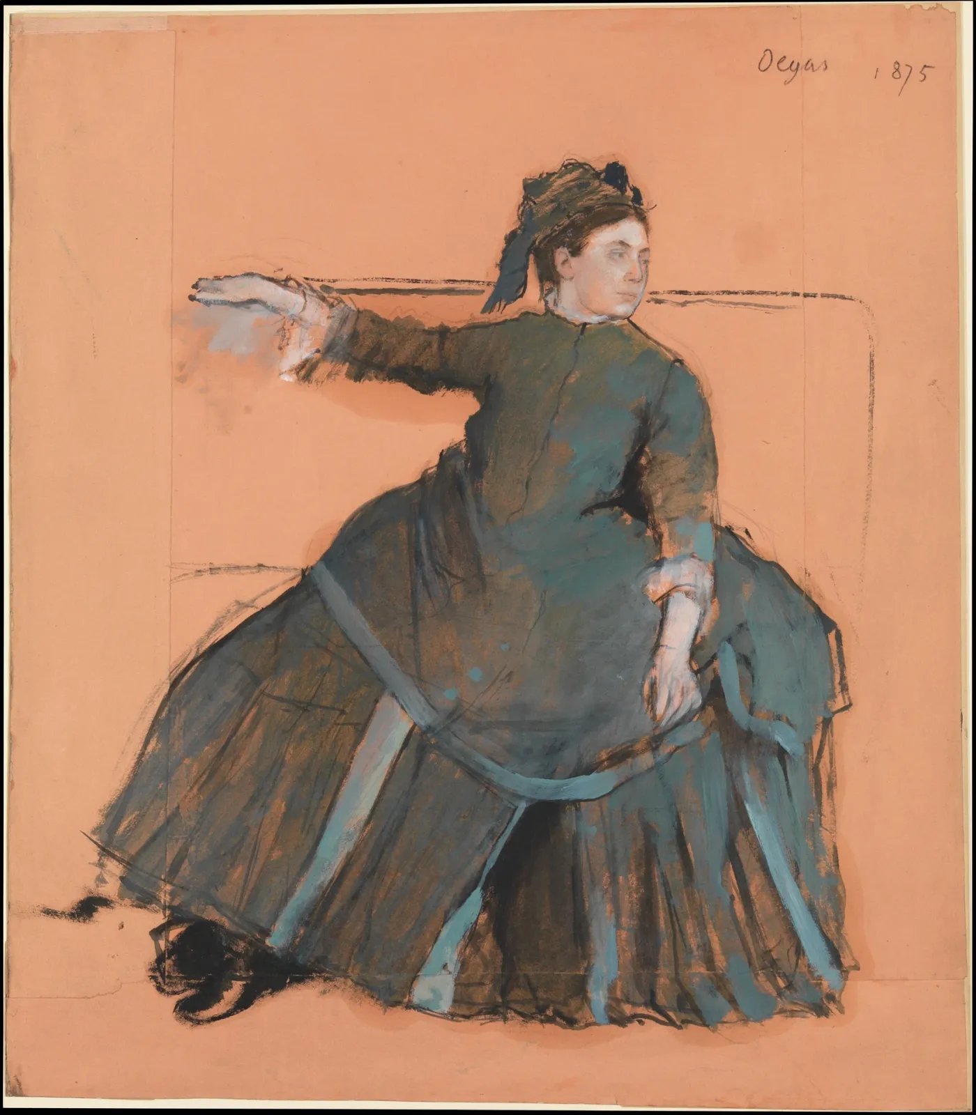 Woman on a Sofa, Edgar Degas