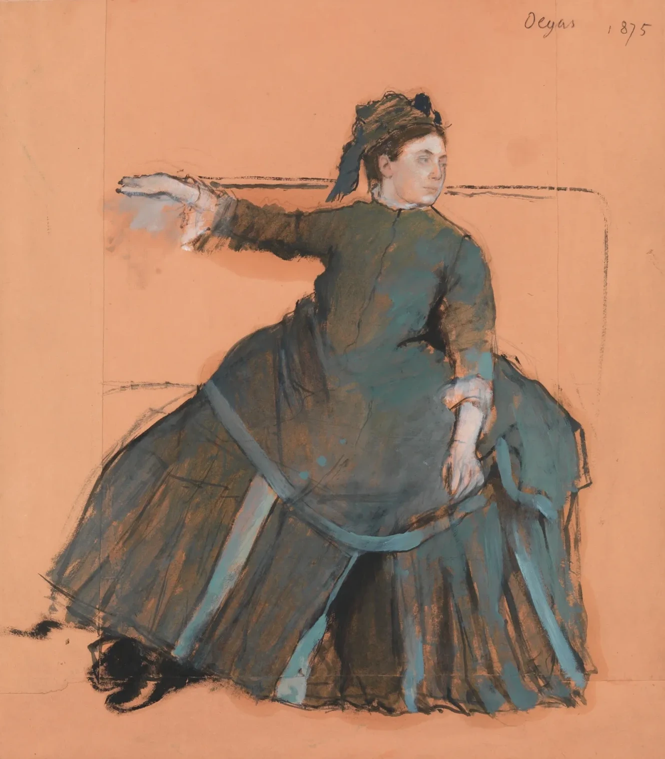 Woman on a Sofa, Edgar Degas