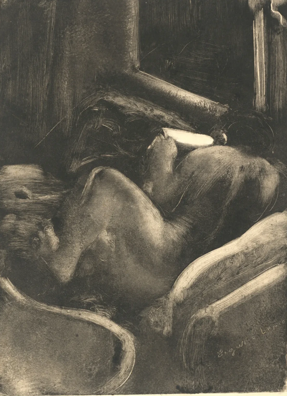 Woman Reading (Liseuse), Edgar Degas