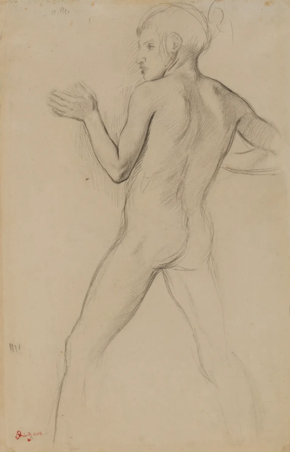 Youth in an Attitude of Defense, Edgar Degas