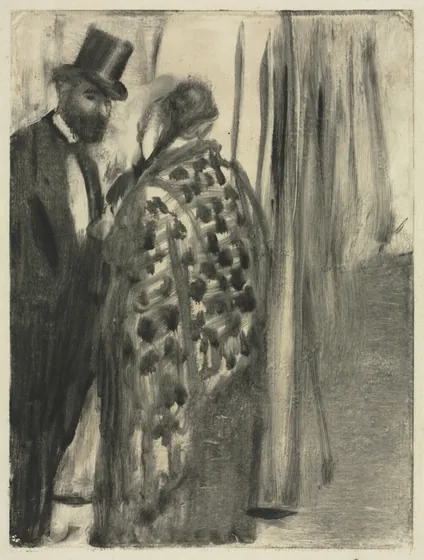 Conversation: Ludovic Halévy and Madame Cardinal (The Conversation) for "La Famille Cardinal" by Ludovic Halévy