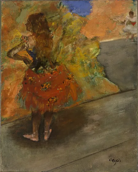 Danseuse: jupe rouge