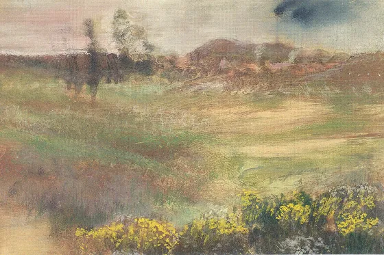Paysage Avec Fumée de Cheminées