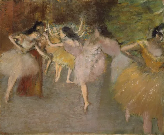 Rehearsal Before the Ballet