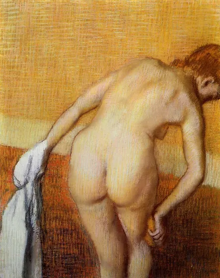 Woman bathing