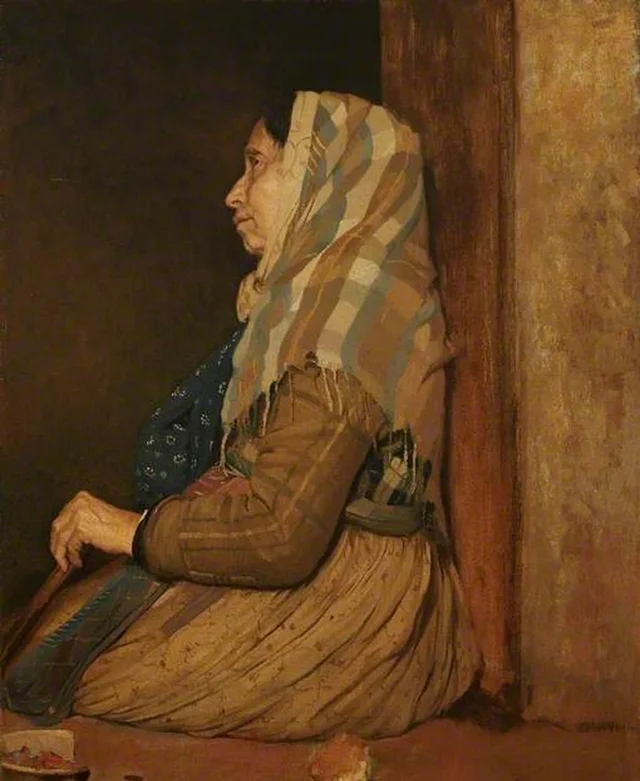 ローマの物乞いの女