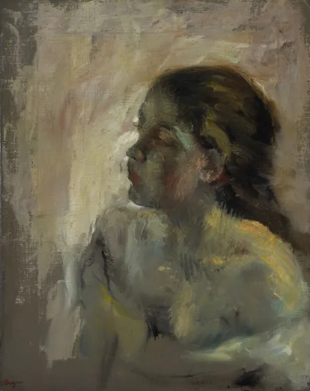 A Study of a Girl's Head