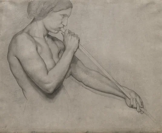 Angel Blowing a Trumpet