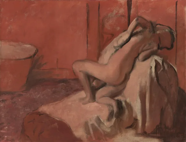 Depois do banho, Edgar Degas