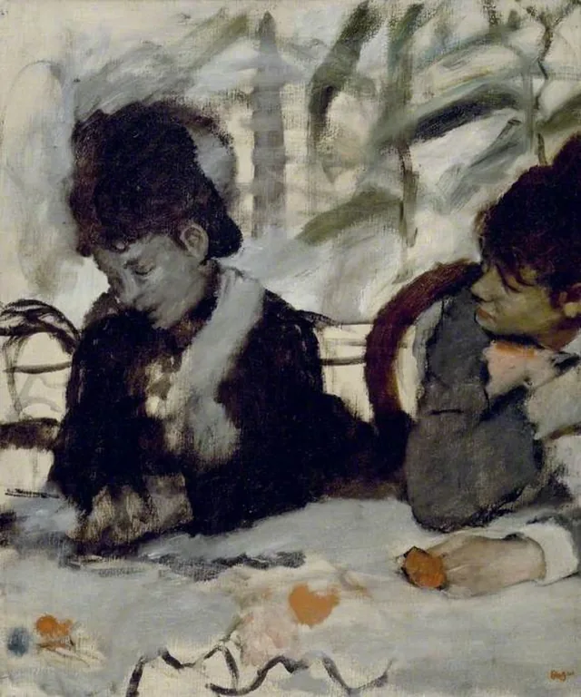 At the Café, Edgar Degas