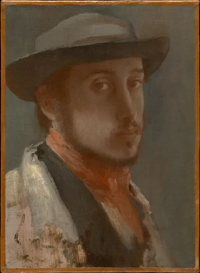 Autoportrait au chapeau mou
