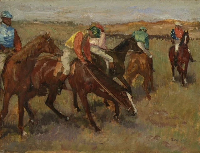Avant la course, Edgar Degas