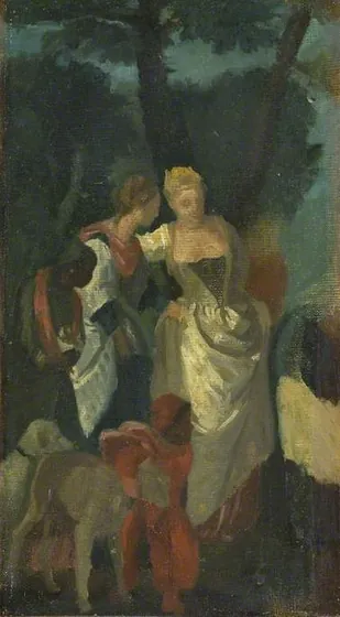 Copy after 'The Finding of Moses' by Veronese