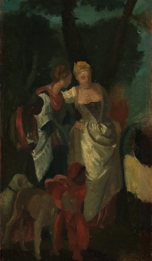 Copy after 'The Finding of Moses' by Veronese, Edgar Degas