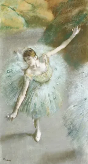 Danseuse en vert