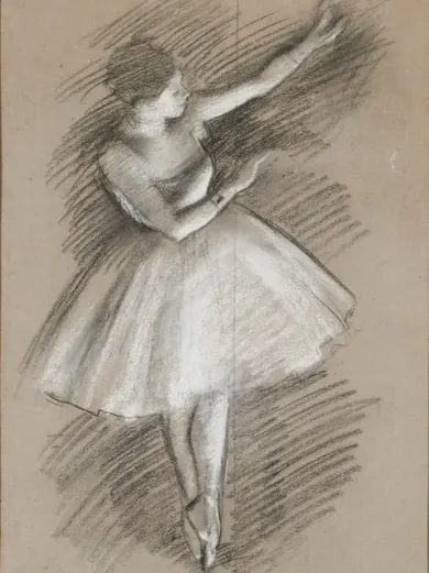 dancer in white