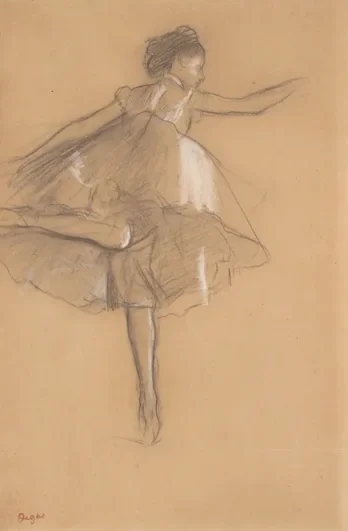 Dancer on pointe