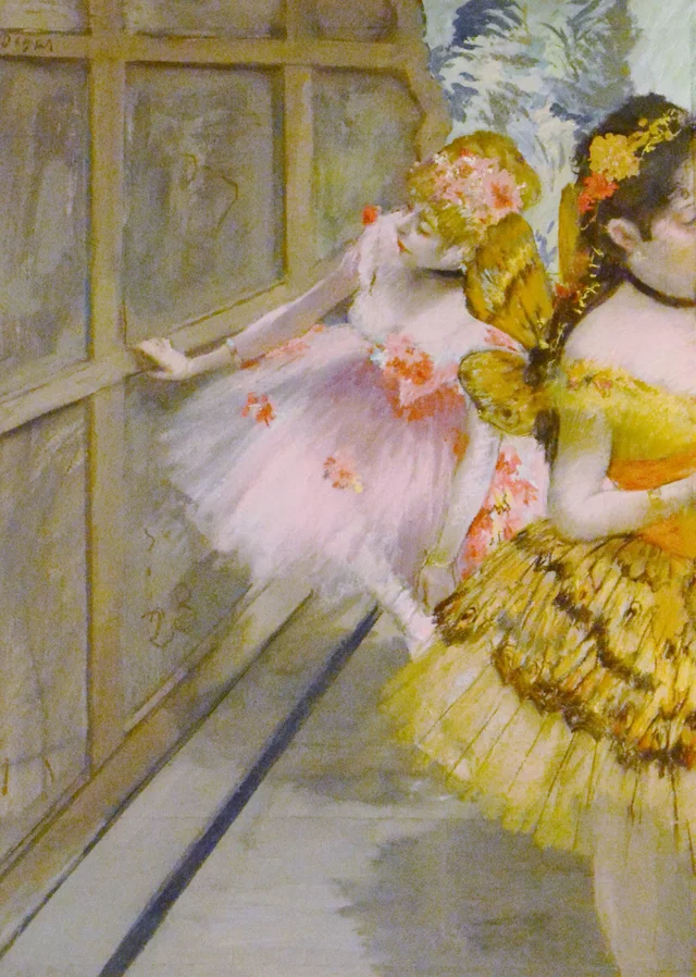 Danseuses dans les coulisses, Edgar Degas