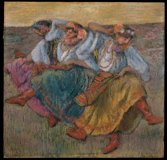 Dancers in Ukrainian Dress