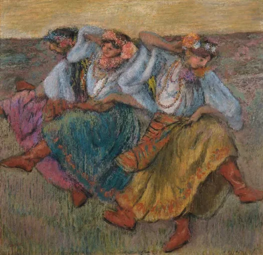 Dancers in Ukrainian Dress