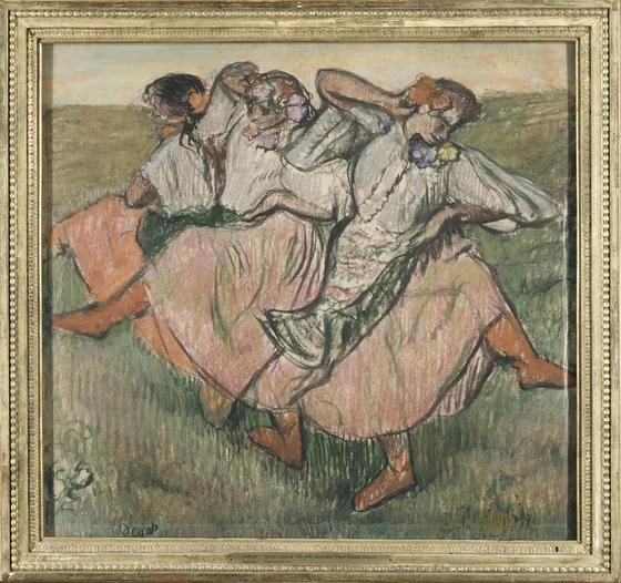 Danseurs en costumes ukrainiens