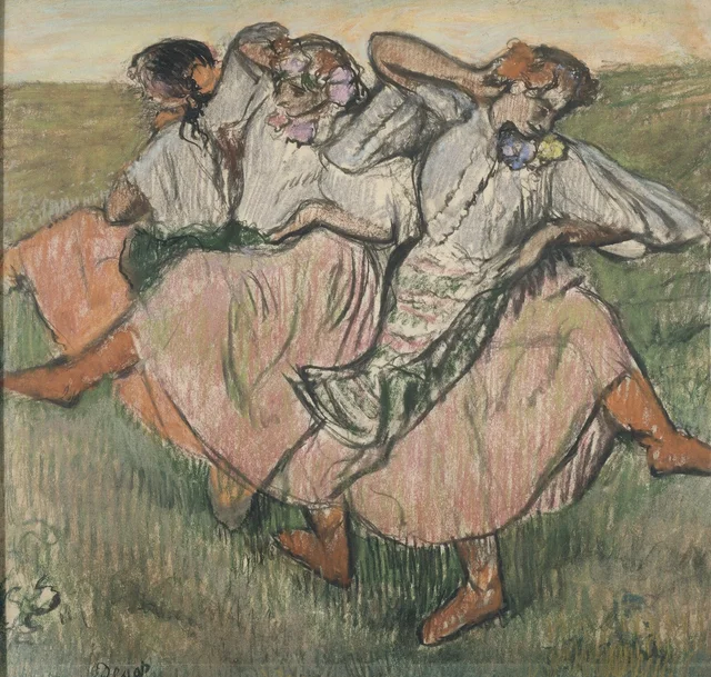 ウクライナの衣装の踊り手たち