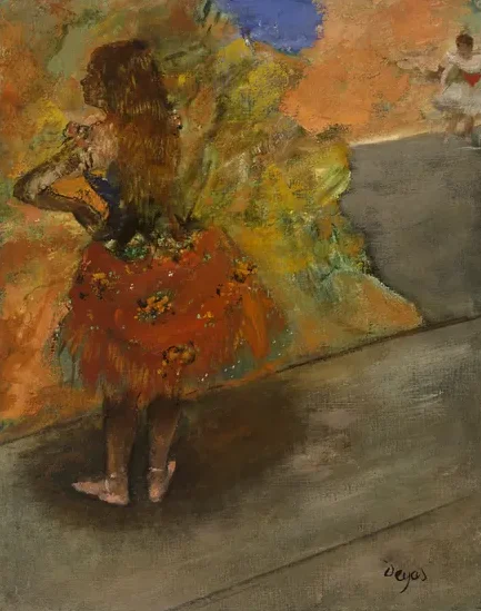 Danseuse: jupe rouge