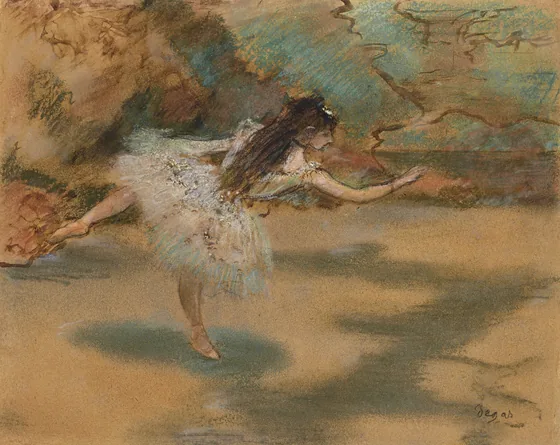Danseuse sur une pointe