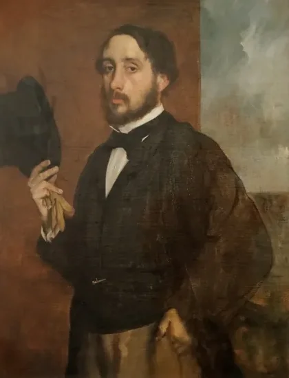 Degas saluant