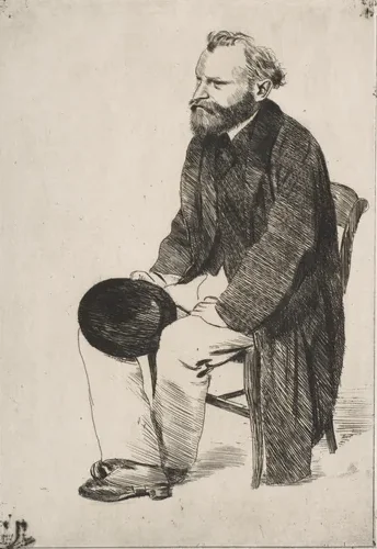 Édouard Manet, Seated, Turned to the Left