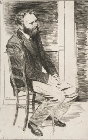 Édouard Manet, Seated, Turned to the Right