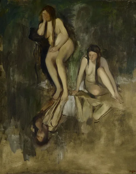 étude de nus pour Mlle Fiocre dans le ballet "La Source"