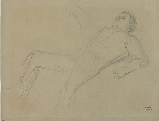 Fallen Jockey (study for "Scene from the Steeplechase: The Fallen Jockey")