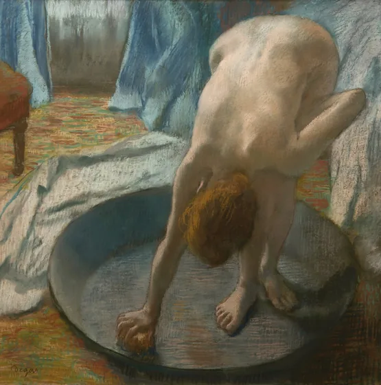 Femme à la bassine