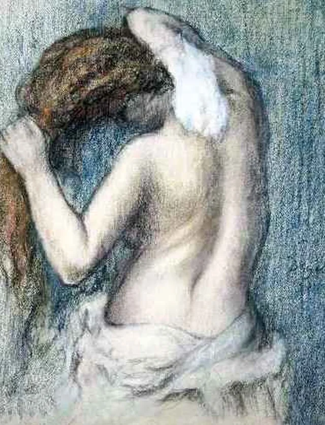 Mulher enxugando-se, Edgar Degas