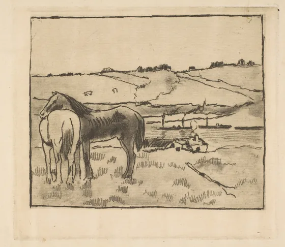 Horses in the Meadow