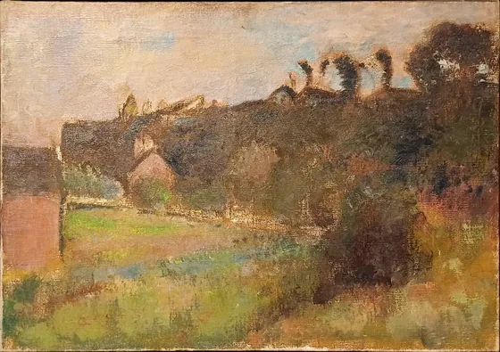 Houses along a Cliff