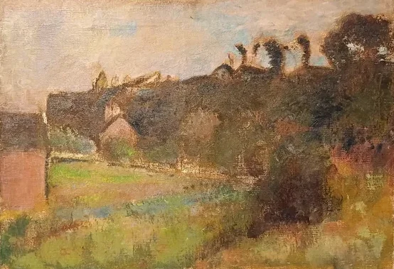 Houses along a Cliff