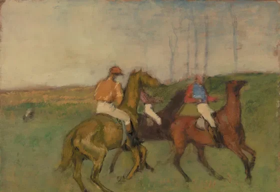 Jockeys and Race Horses